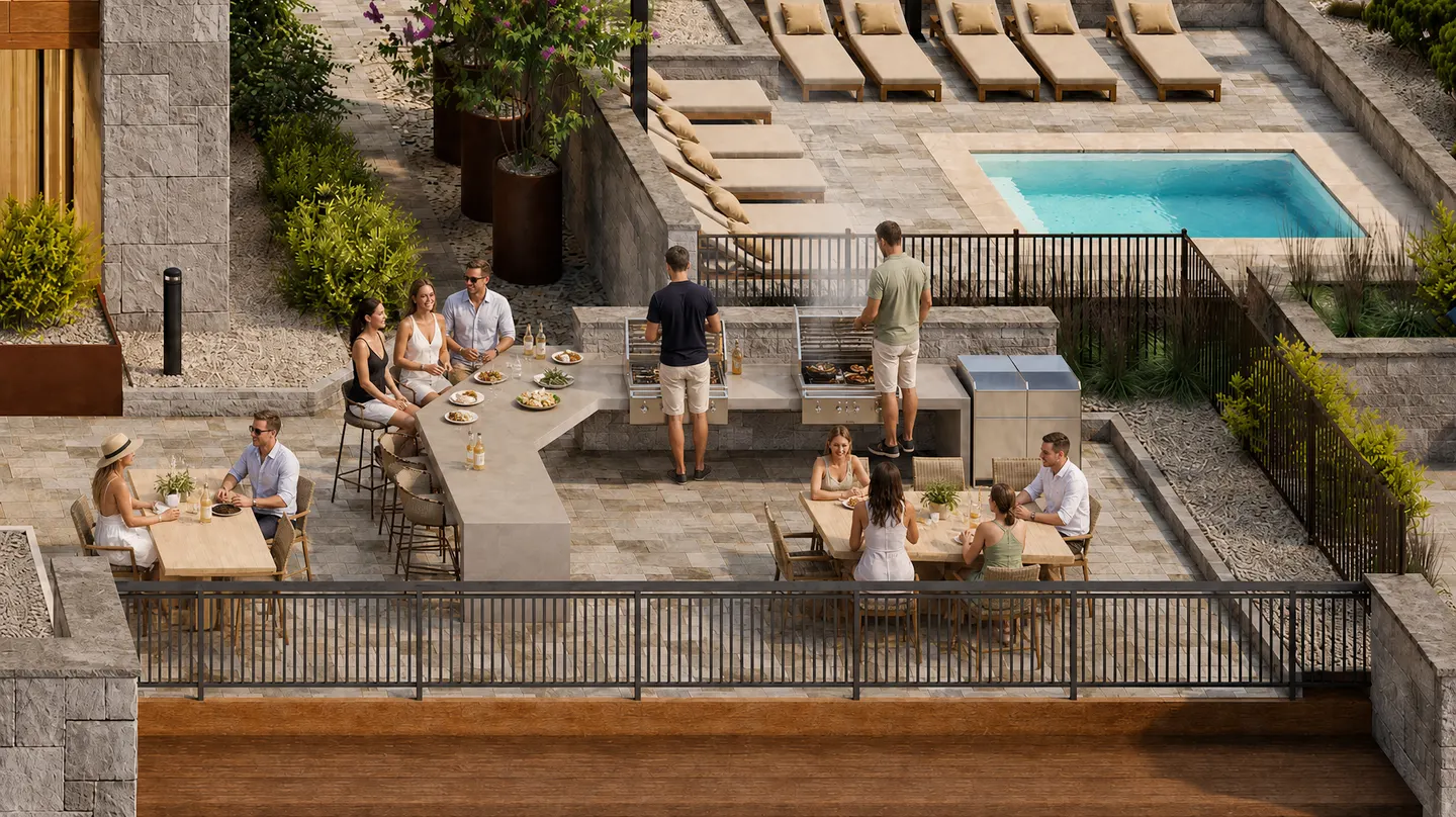 Outdoor Kitchens with Gas Grills