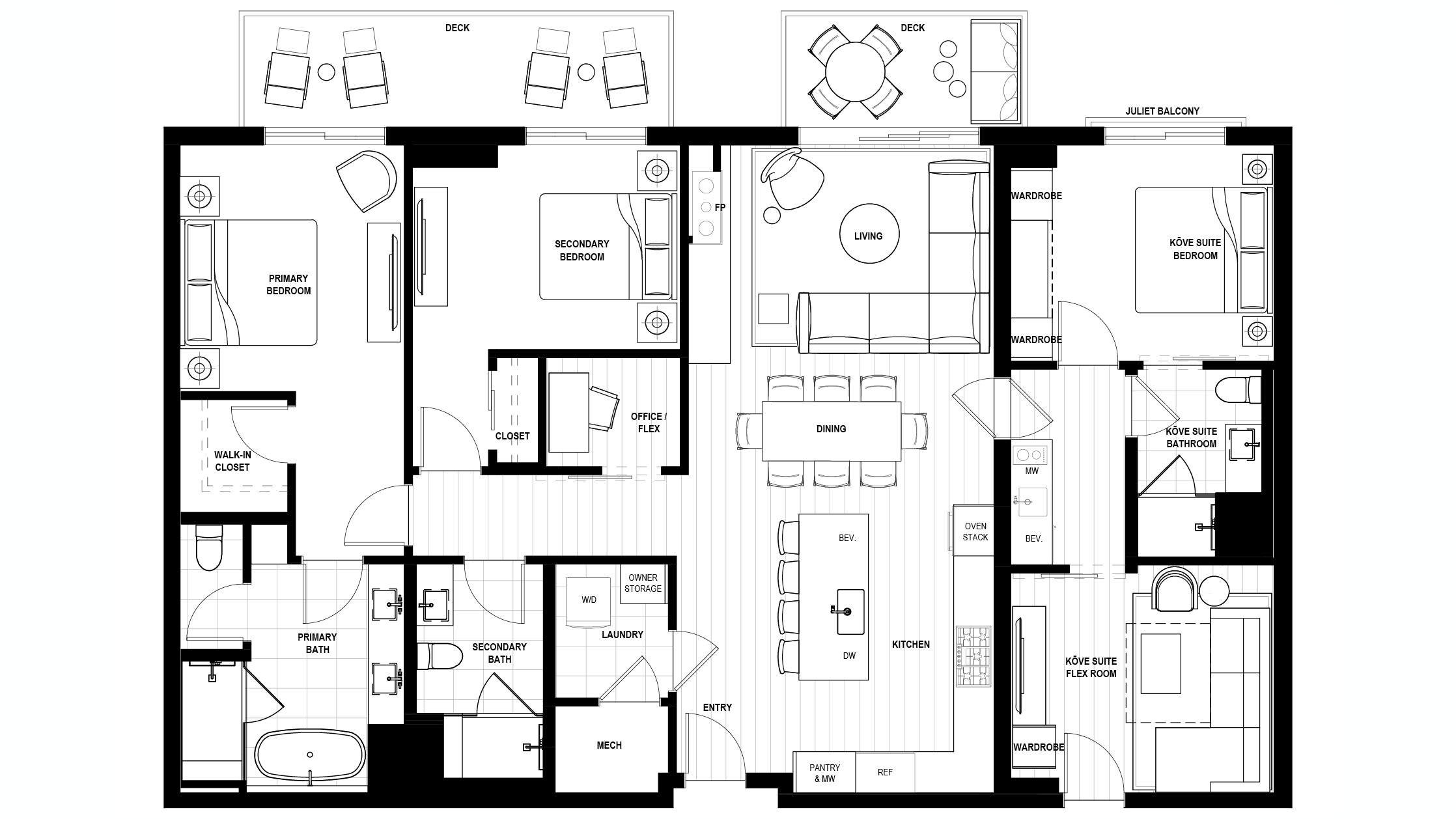 Unit 315 Sample Floor Plan